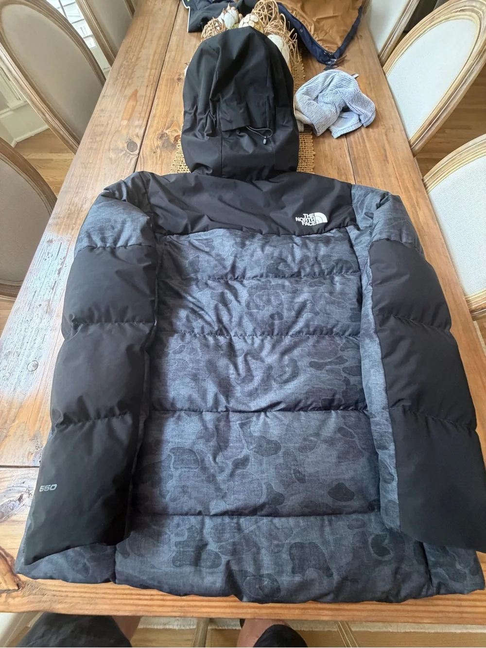 NORTH FACE 550 PRO DOWN JACKET COREFIRE FUTURE LIGHT ARM VENTS MENS XL